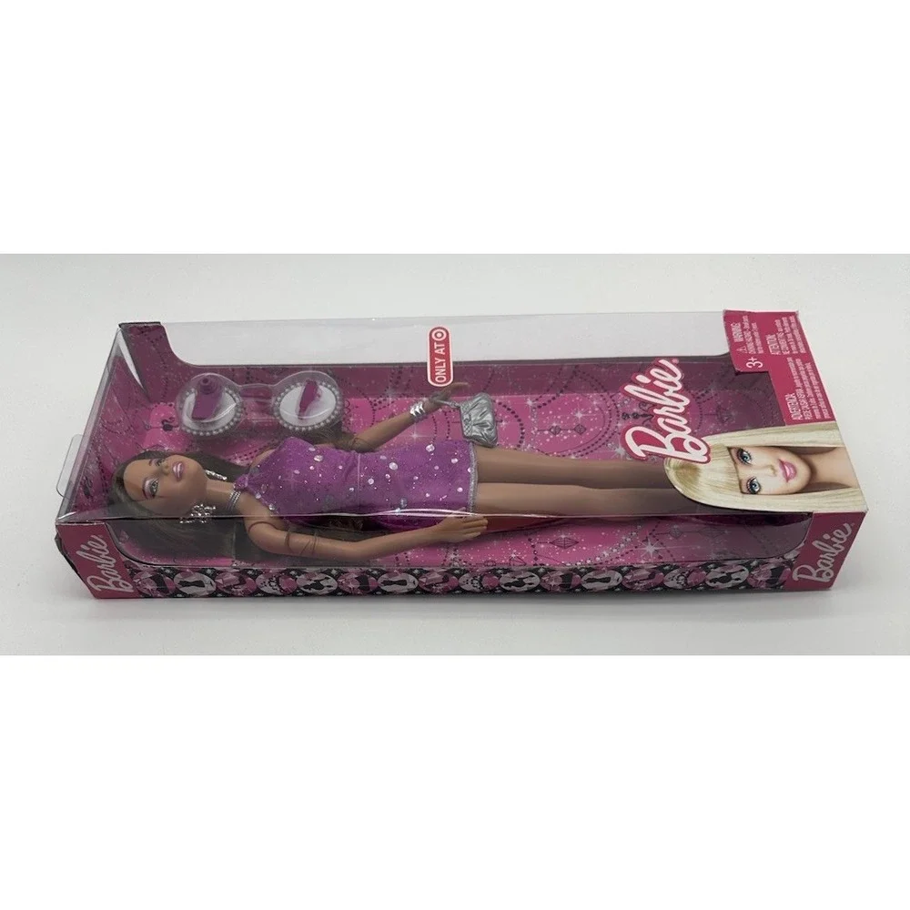 2010 MATTEL BARBIE GLAM TERESA TARGET EXCLUSIVE T7583 PURPLE DRESS NEW